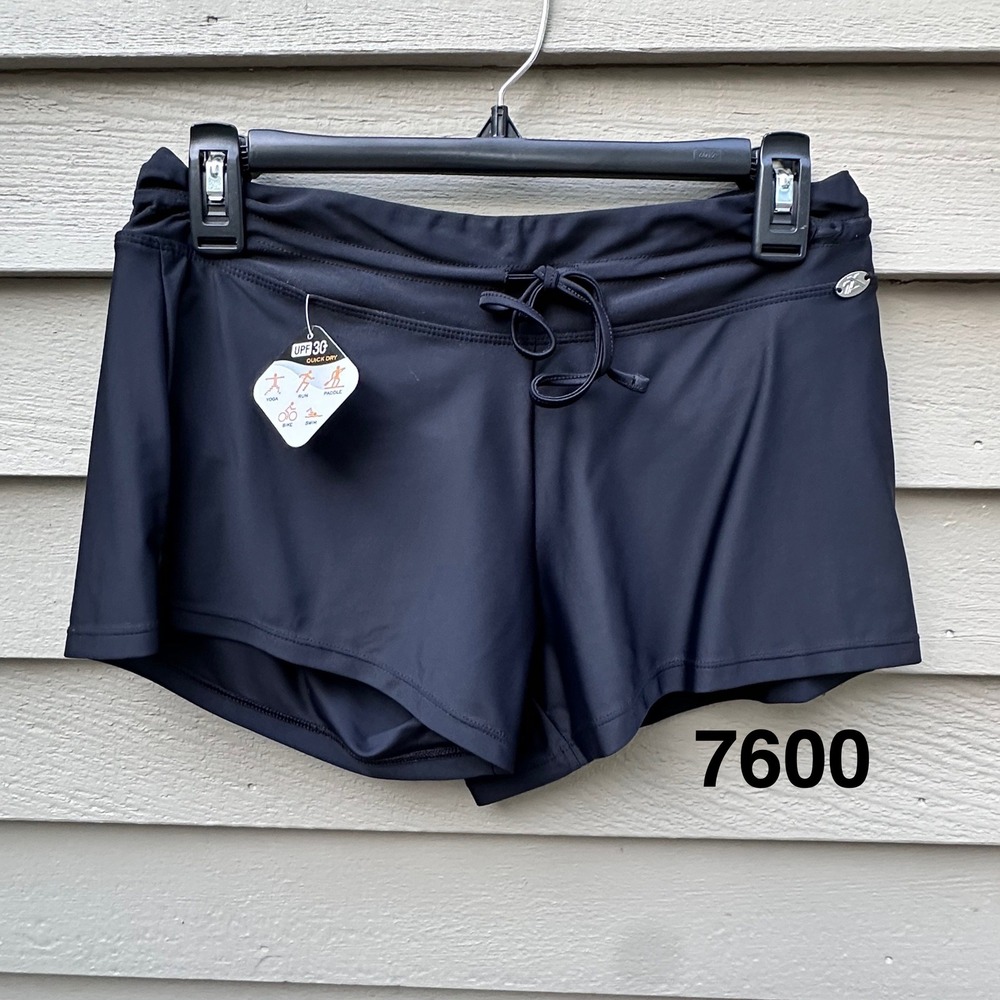 ZeroXposur Womens Black Sun Smart Action Shorts UPF 30 Quick Dry Size S(8) New